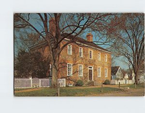 Postcard The George Wythe House Williamsburg Virginia USA