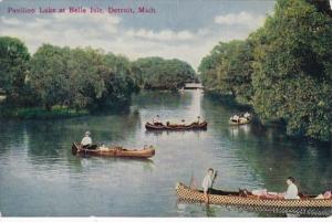 Michigan Detroit Pavilion Lake At Belle Isle