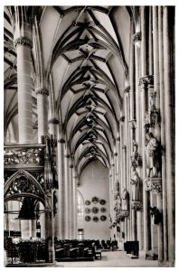 Sudliches Seitenschiff Munster Germany Black And White Postcard