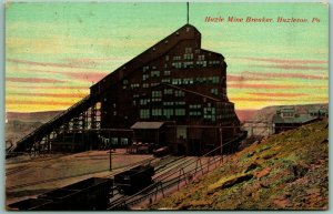 Hazel Mine Breaker Hazelton Pennsylvania PA 1911 DB Postcard C14