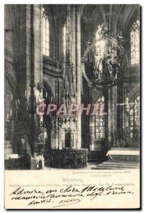 Postcard Old Nurnberg Sakramentshauschen Mit Dem englischen Gruss in der St. ...