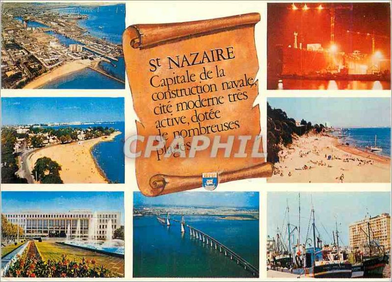 Postcard Old St Nazaire Loire Atlantique