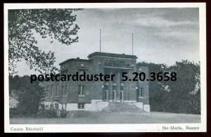 h3004 - STE. MARIE Quebec Postcard 1950s Centre Recreatif by Bilodeau