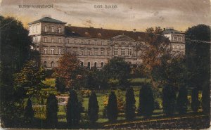 Germany Burgfarrnbach castle 1920s postcard