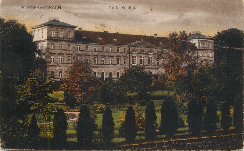Germany Burgfarrnbach castle 1920s postcard
