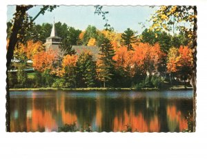 Autumn Foliage, Mirror Lake, Lake Placid, New York