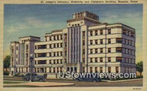 St. Joseph's Infirmary Maternity - Houston, Texas TX  