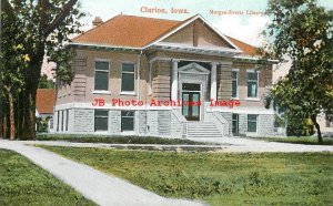 IA, Clarion, Iowa, Morgan-Everts Library Building, JD Moseley Pub