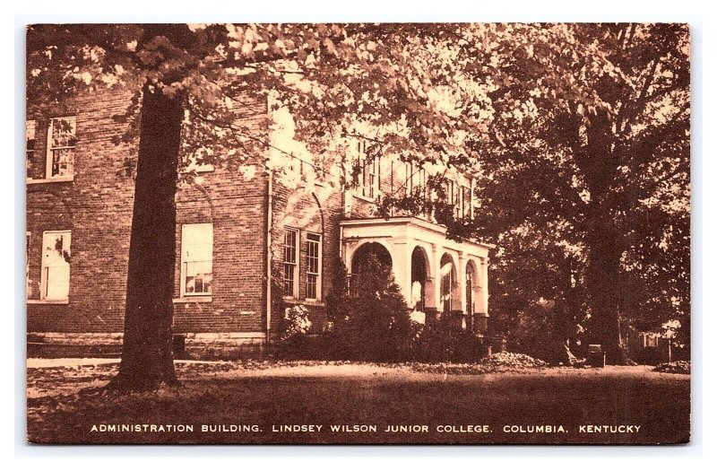 Administration Building  Lindsey Wilson Junior College Columbia KY Artvue