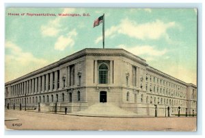 House of Representatives, Washington D.C. Building Vintage Postcard 