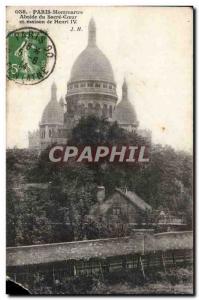 Paris Old Postcard Sacre Coeur Montmartre House Henri IV