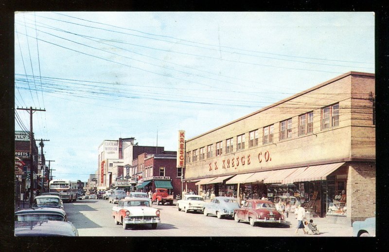 dc456 - ROUYN Quebec 1963 Main Street. Sores. Classic Cars