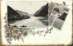 norway norge, Sørfjorden, Nordkapp (1900s) Postcard