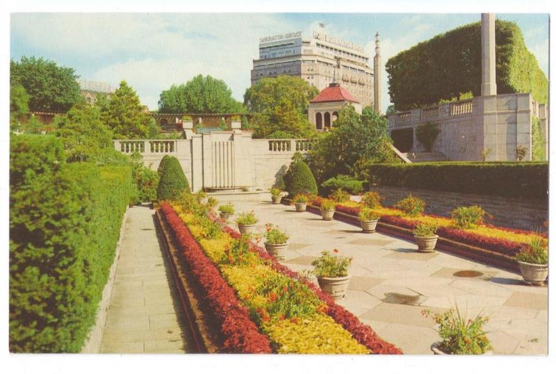 Canada Ontario Oakes Garden Theatre Niagara Falls Sheraton Vintage Postcard