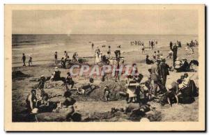 Veules les Roses - On the Sand - Old Postcard