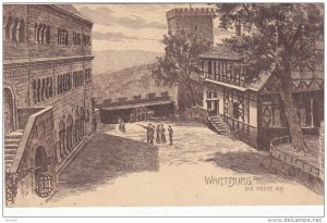 WARTBURG, Thuringia, Germany, 1900-1910's; Der Innere Hof