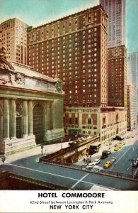 New York City Hotel Commodore 1958