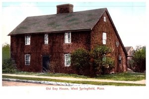 Old Day House West Springfield Massachusetts Postcard