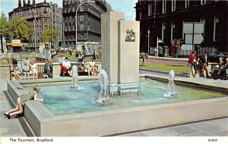 B89133 the fountain bradford   uk 14x9cm