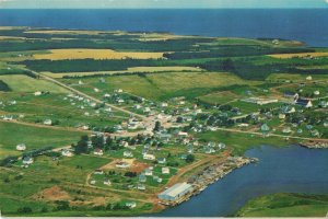 Aerial View Prince Edward Island Canada Continental Postcard 10C1-683