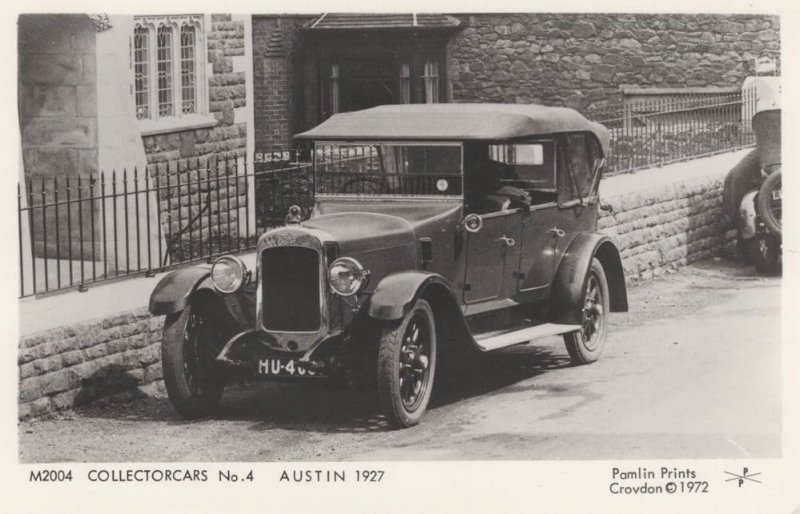 Austin 1927 Classic Car Postcard