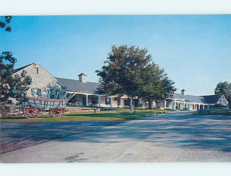 Unused Pre-1980 MOTEL SCENE Lancaster Pennsylvania PA HJ8446