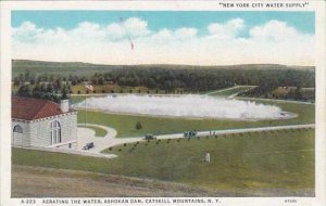 New York Catskill Mountains Aerating The Water Asokan Dam New York City Water...