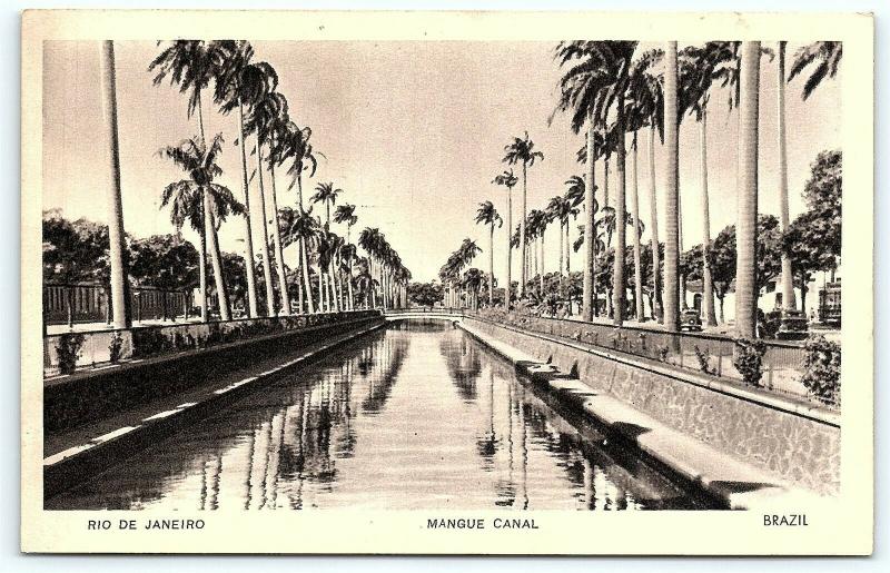 Postcard Brazil Rio De Janeiro Mangue Canal New York World Fair 1939 C24