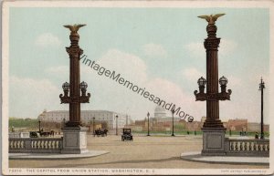 The Capitol from Union Station Washington DC Postcard PC334