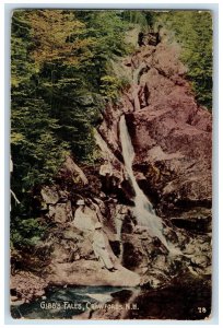 1920 Gibb's Falls View Family Rocky Steps Crawfords New Hampshire NH Postcard