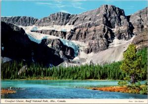 Crowfoot Glacier Bow Lake Banff National Park Alberta AB Unused Postcard D37