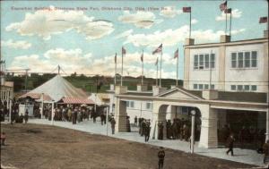 Oklahoma City OK Expo Bldg State Fair c1910 Postcard