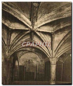 Old Postcard Ghent Abbey of Saint Bavo Substructure the refectory