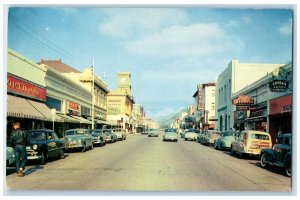 c1960s Center Of The Business Higuera St. San Luis Obispo California CA Postcard