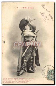 Old Postcard Fun Children Little Cyrano