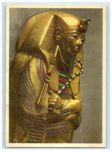 1966 Coffin in Gold, Tut Ank Amen's Treasure U.A.R. Egypt Foreign Postcard