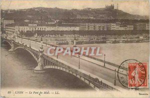 Postcard Old Lyon on the South Bridge