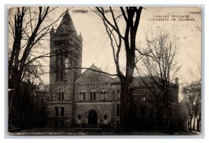 Library Building University of Illinois Urbana IL DB Postcard P25