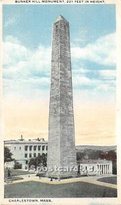 Bunker Hill Monument - Charlestown, Massachusetts MA  