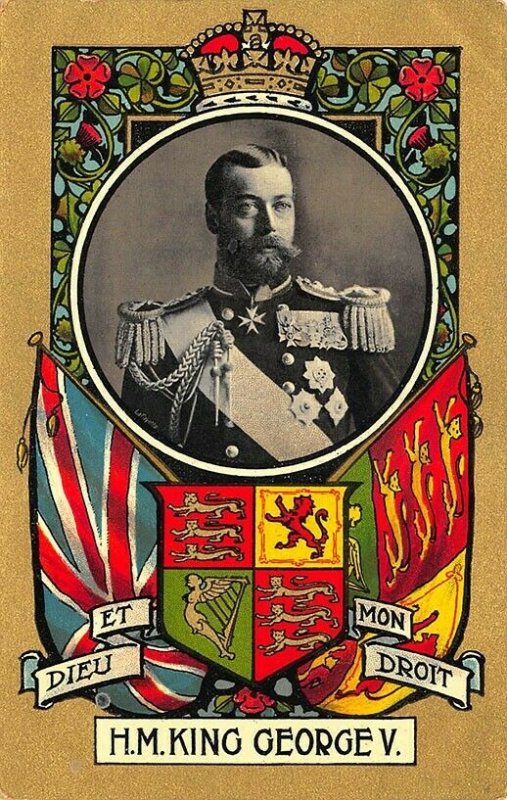 H. M. King George V. Long Live The King Postcard