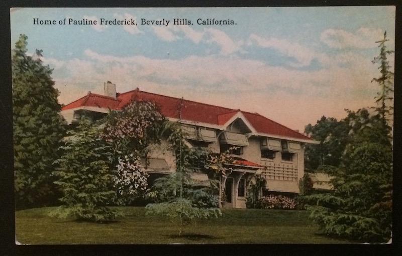 Home of Pauline Frederick, Beverly Hills, CA Western Publishing & Novelty Co 814