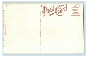 1913 Hope Street High School, Providence Rhode Island RI Postcard