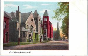 GALESBURG, IL Illinois    South PRAIRIE  STREET  SCENE   c1900s  Knox   Postcard