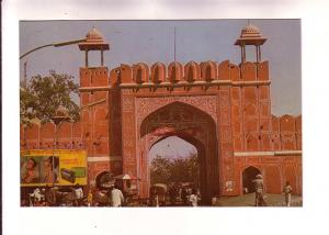 People at City Gate, Soap Advertising Billboard, Jaipur, India