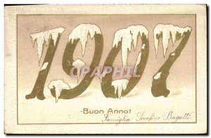 Old Postcard Fantasy Year 1907 Snow