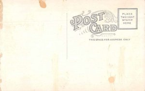 Railroad Crossing Automobile Accident Ad Public Service  Postcard AA1915