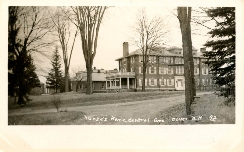 NH - Dover. Nurses' Home on Central Avenue    RPPC