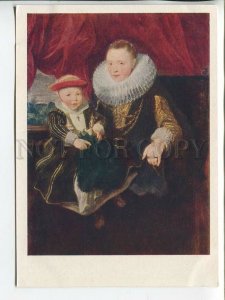 463705 1962 Leningrad Hermitage Anthony Van Dyck portrait young woman w/ child