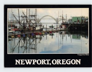 Postcard Yaquina Bay, Newport, Oregon