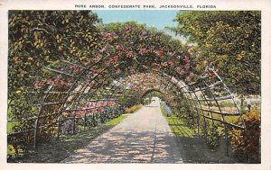 Confederate Park Rose Arbor Jacksonville FL